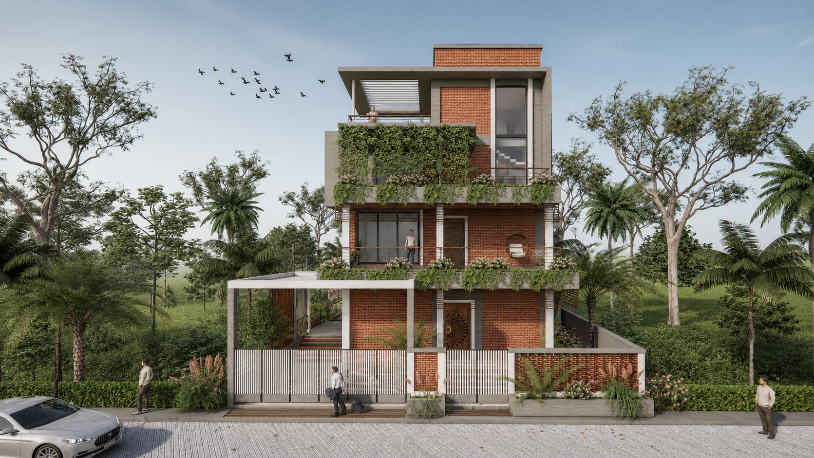 Mohini Bungalow Architecture in Vapi